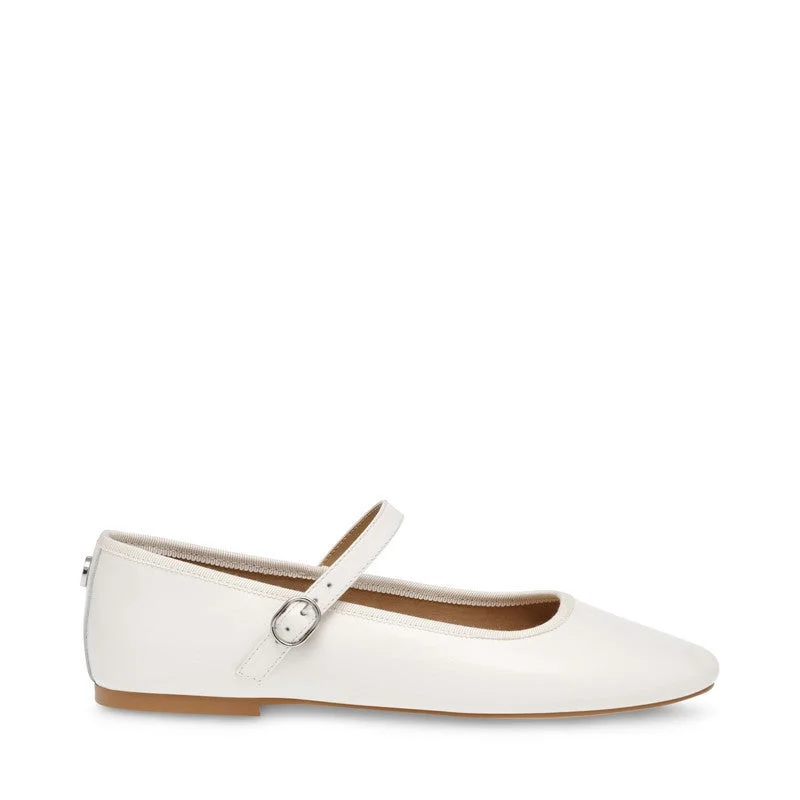 Steve madden vinetta white women's ballerinas shoes